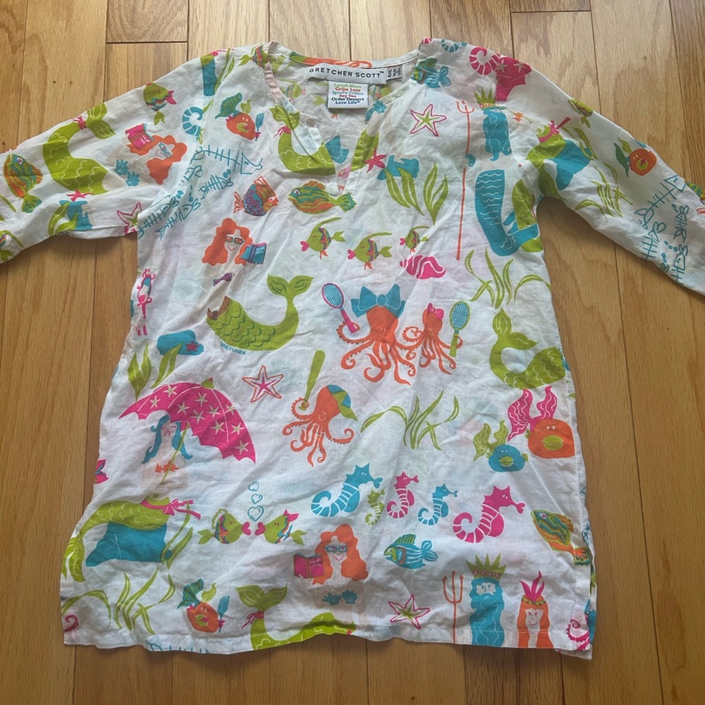 Gretchen Scott Kids' Sea Life Tunic